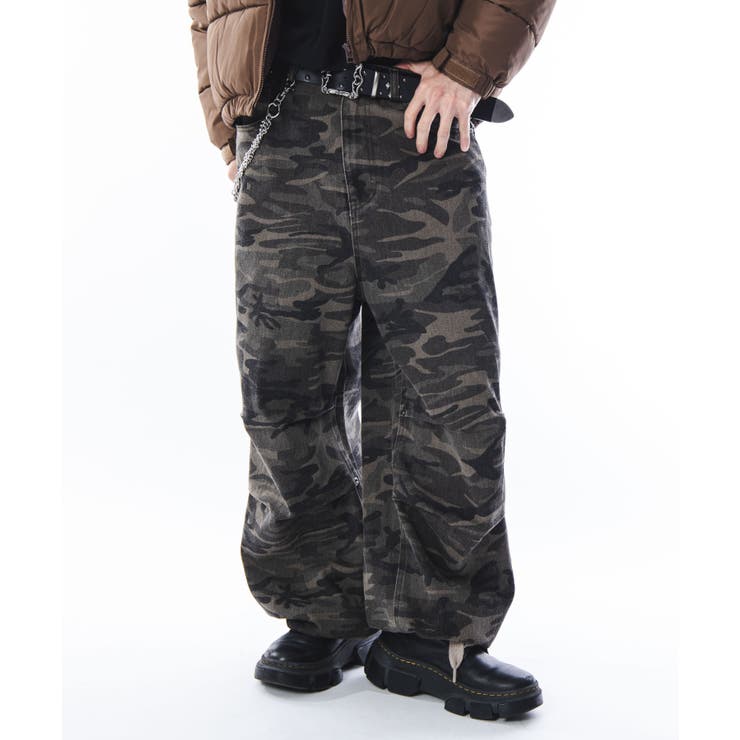 柄1 | パラシュートカモフラパンツ | WEGO【MEN】