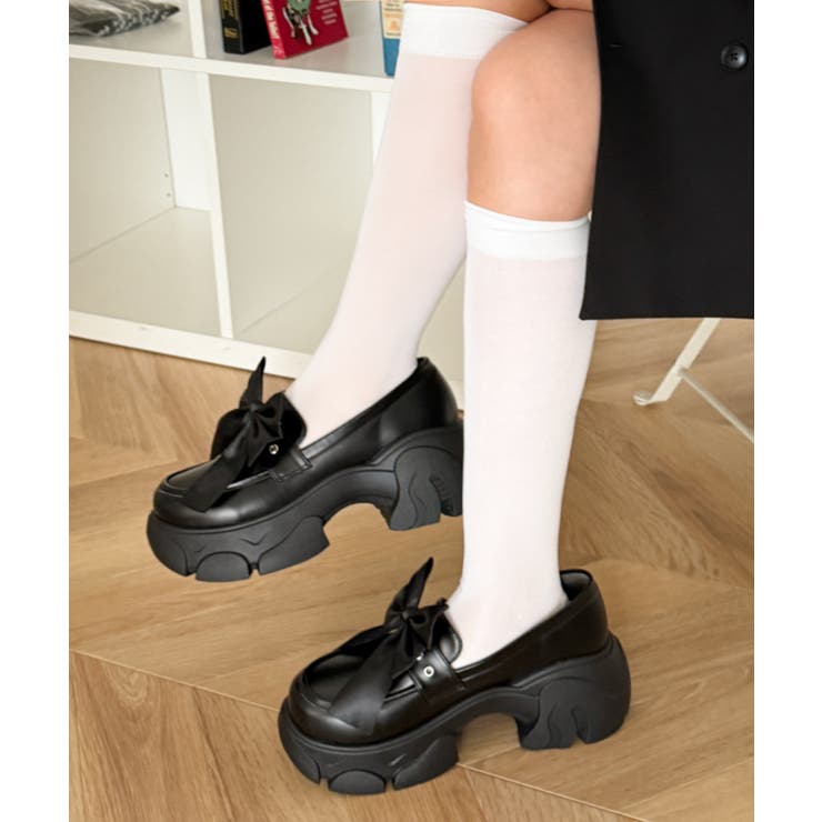 2wayリボン厚底ローファー | WEGO【WOMEN】 | 詳細画像6 