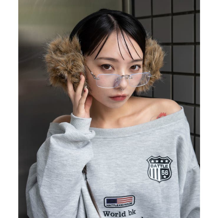 ボリュームMIXファーイヤーマフ | WEGO【WOMEN】 | 詳細画像3 