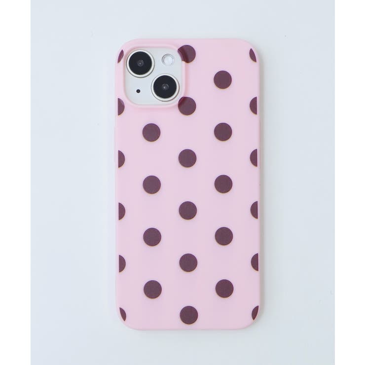 柄1 | ドットiphoneケース(ピンク) | WEGO【WOMEN】