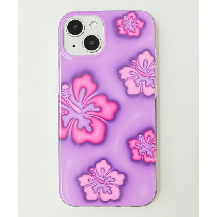 柄2 | ハイビスカスiphoneケース(パープル) | WEGO【WOMEN】