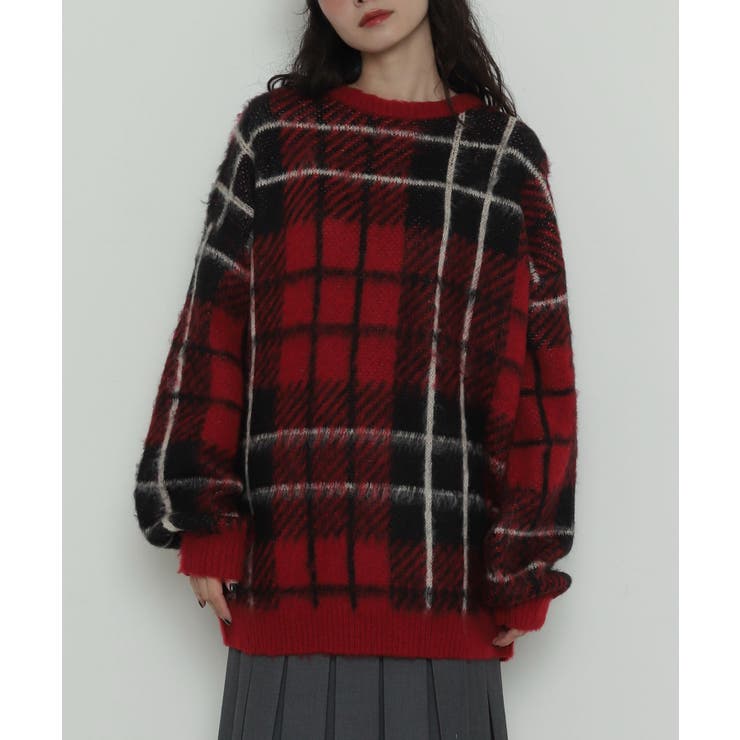 シャギーパターンニットBIGプルオーバー | WEGO【WOMEN】 | 詳細画像11 