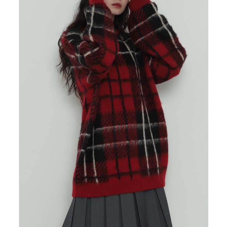 シャギーパターンニットBIGプルオーバー | WEGO【WOMEN】 | 詳細画像12 