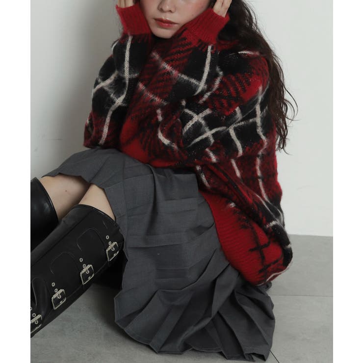 シャギーパターンニットBIGプルオーバー | WEGO【WOMEN】 | 詳細画像13 