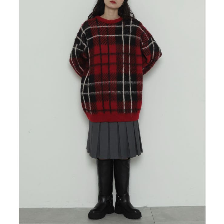 シャギーパターンニットBIGプルオーバー | WEGO【WOMEN】 | 詳細画像15 