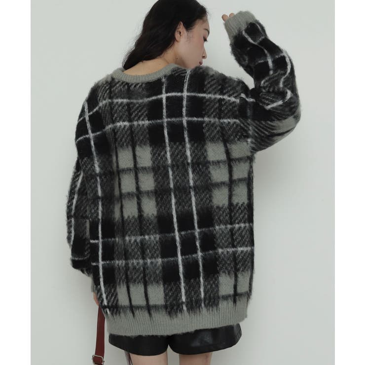 シャギーパターンニットBIGプルオーバー | WEGO【WOMEN】 | 詳細画像18 