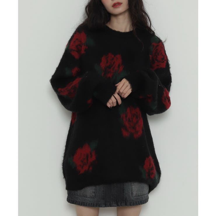 シャギーパターンニットBIGプルオーバー | WEGO【WOMEN】 | 詳細画像35 