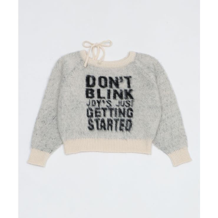 シャギー2WAYグラフィックワンショルニット | WEGO【WOMEN】 | 詳細画像19 