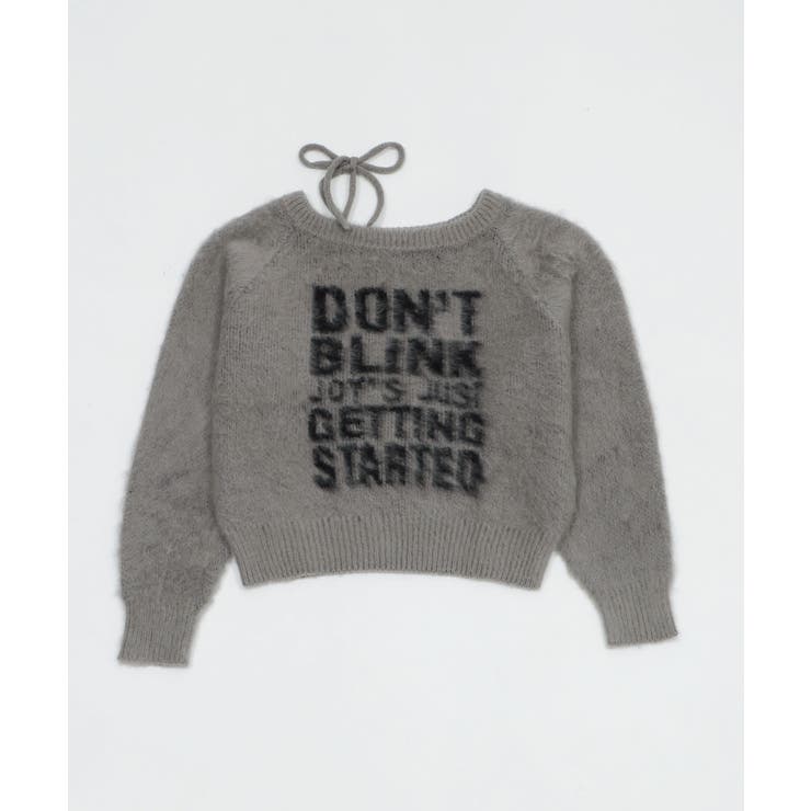 シャギー2WAYグラフィックワンショルニット | WEGO【WOMEN】 | 詳細画像20 