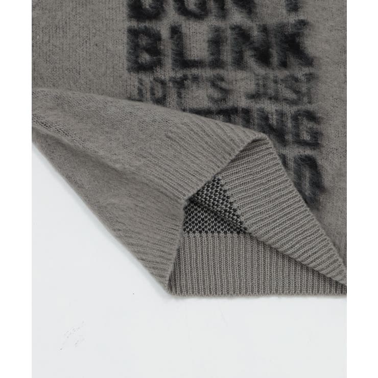 シャギー2WAYグラフィックワンショルニット | WEGO【WOMEN】 | 詳細画像27 