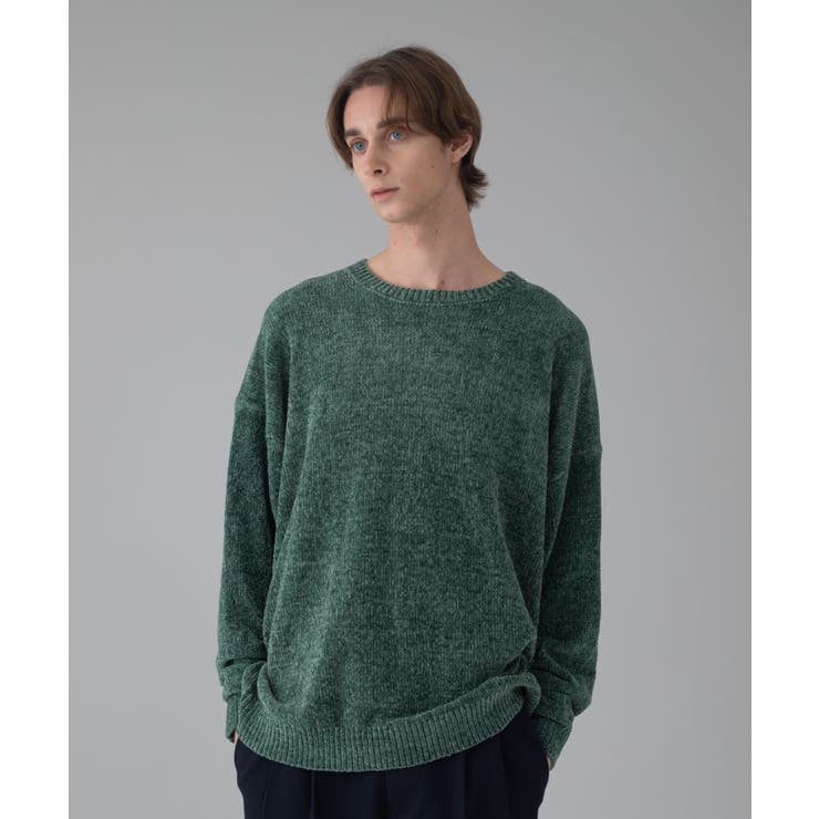 グリーン | ベロアモールプルオーバー | WEGO【MEN】