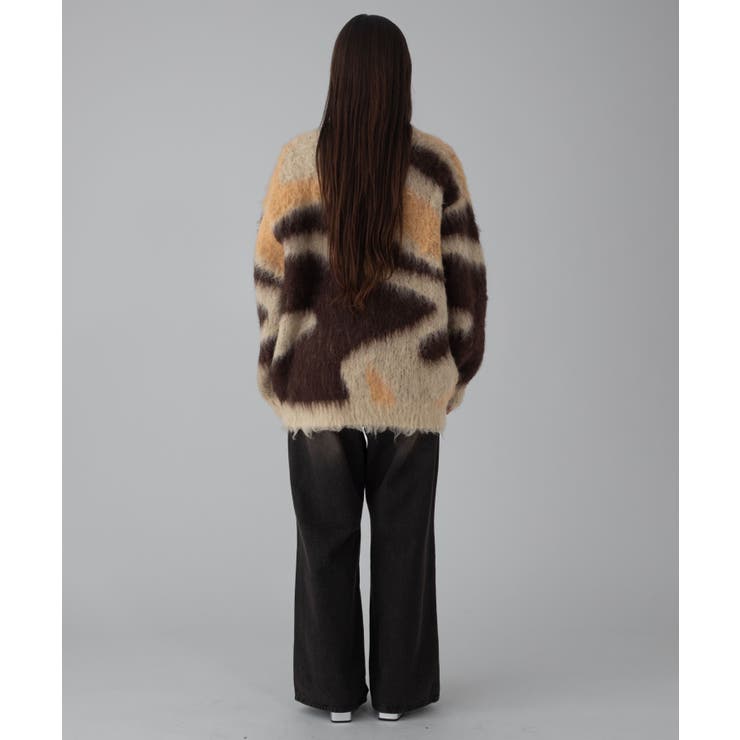 モヘアタッチパターンカーディガン | WEGO【MEN】 | 詳細画像46 