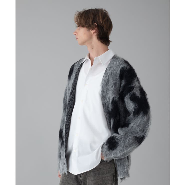 モヘアタッチパターンカーディガン | WEGO【MEN】 | 詳細画像49 