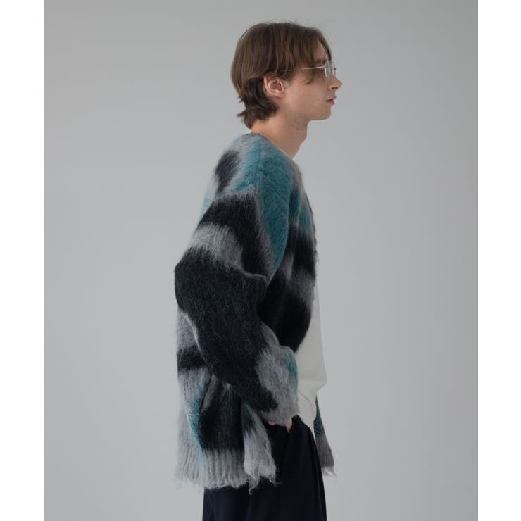 モヘアタッチパターンカーディガン | WEGO【MEN】 | 詳細画像68 