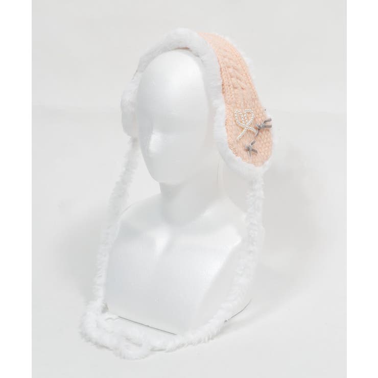 リボンモチーフニットイヤーマフ | WEGO【WOMEN】 | 詳細画像1 