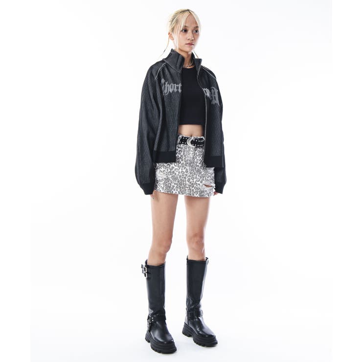 ショートグラフィックニットブルゾン | WEGO【MEN】 | 詳細画像51 