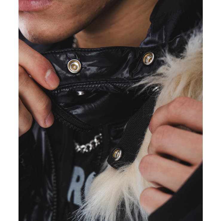 2WAYシャイニーパファーフーディー | WEGO【MEN】 | 詳細画像6 