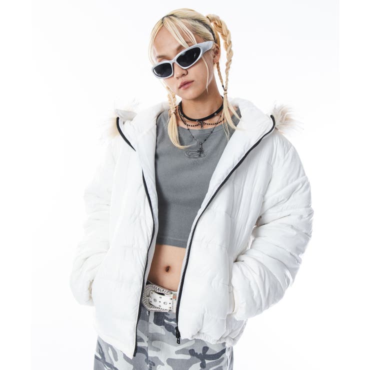 2WAYシャイニーパファーフーディー | WEGO【MEN】 | 詳細画像21 