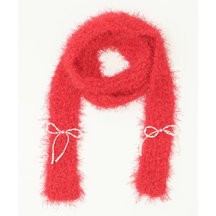 パールリボンシャギーニットナローマフラー | WEGO【WOMEN】 | 詳細画像5 