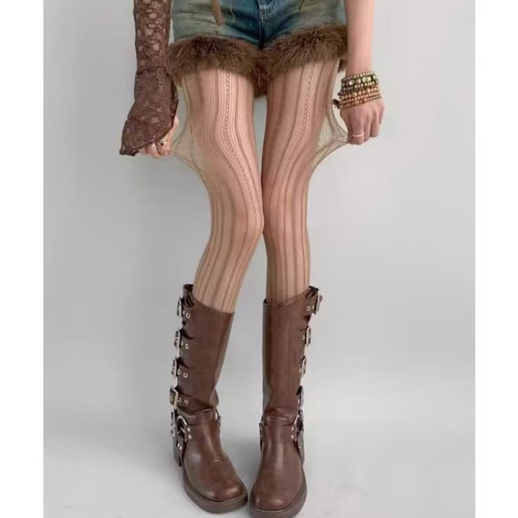 ラインレースタイツ | WEGO【WOMEN】 | 詳細画像1 