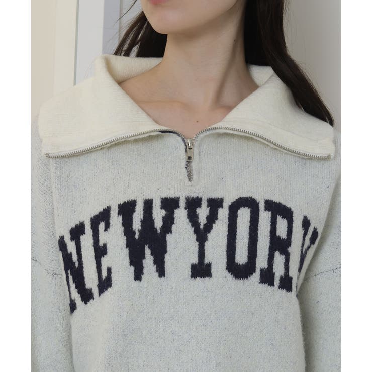 フラッフィーハーフジップニット | WEGO【WOMEN】 | 詳細画像6 