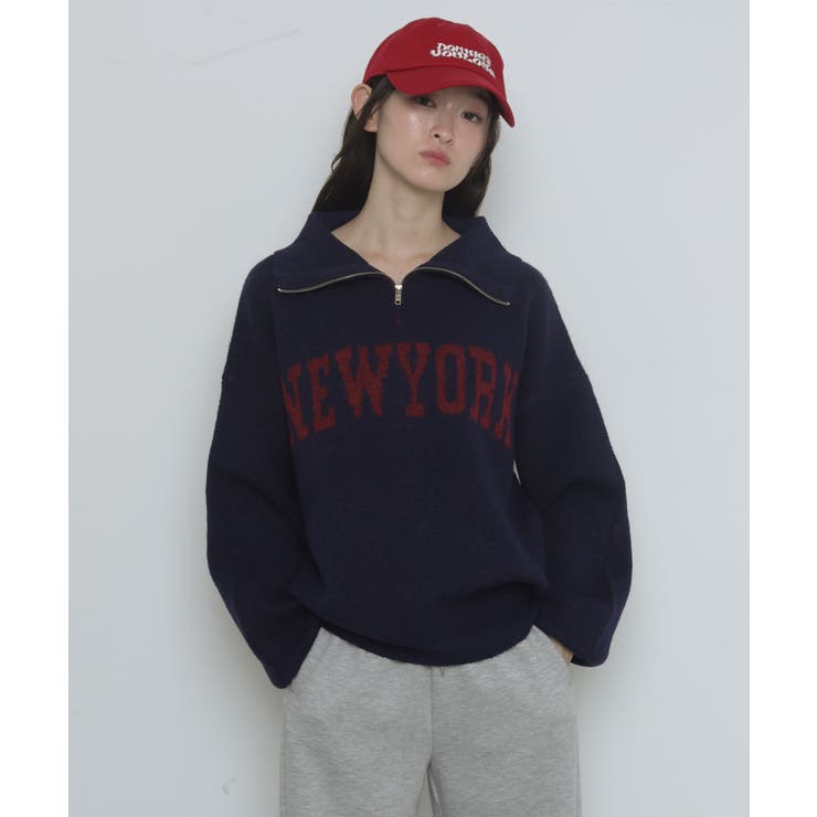 フラッフィーハーフジップニット | WEGO【WOMEN】 | 詳細画像26 
