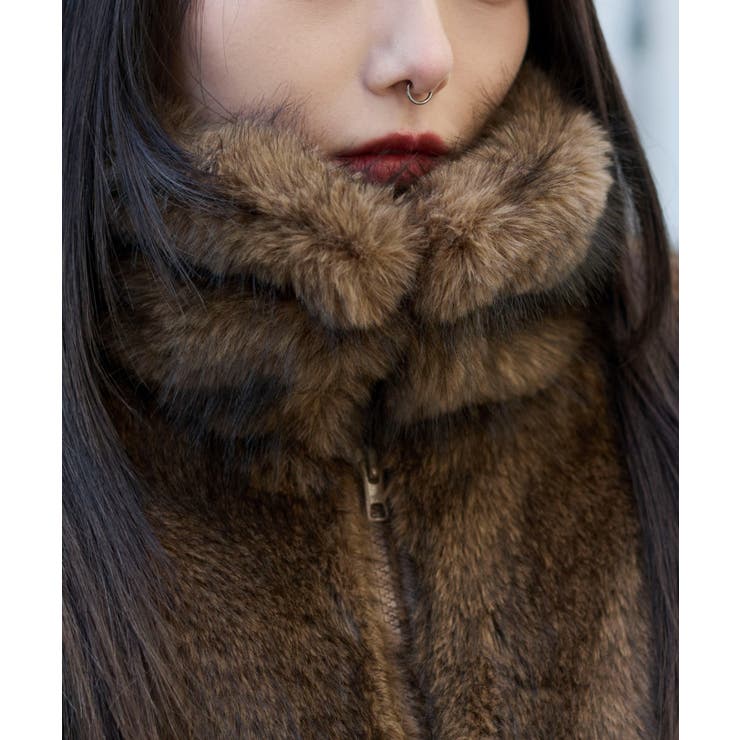 2WAYカラーフェイクファーブルゾン | WEGO【WOMEN】 | 詳細画像7 