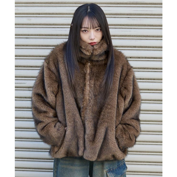 2WAYカラーフェイクファーブルゾン | WEGO【WOMEN】 | 詳細画像11 