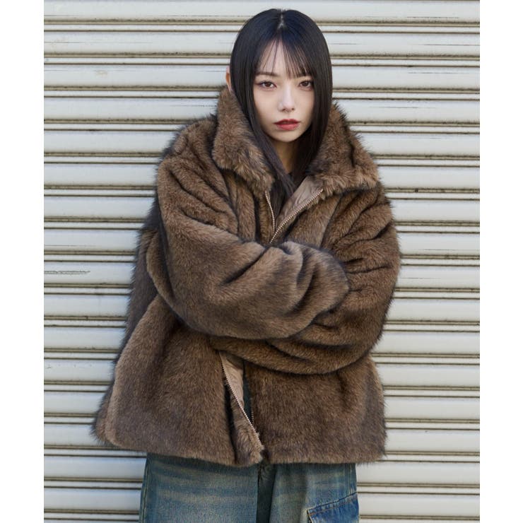 2WAYカラーフェイクファーブルゾン | WEGO【WOMEN】 | 詳細画像12 