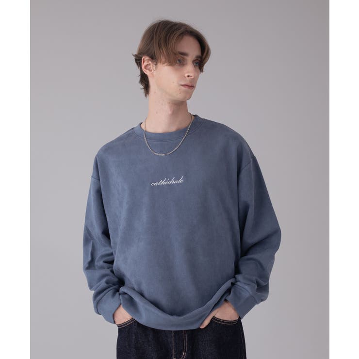 アクセ付きフェイクスウェードプルオーバー | WEGO【MEN】 | 詳細画像1 