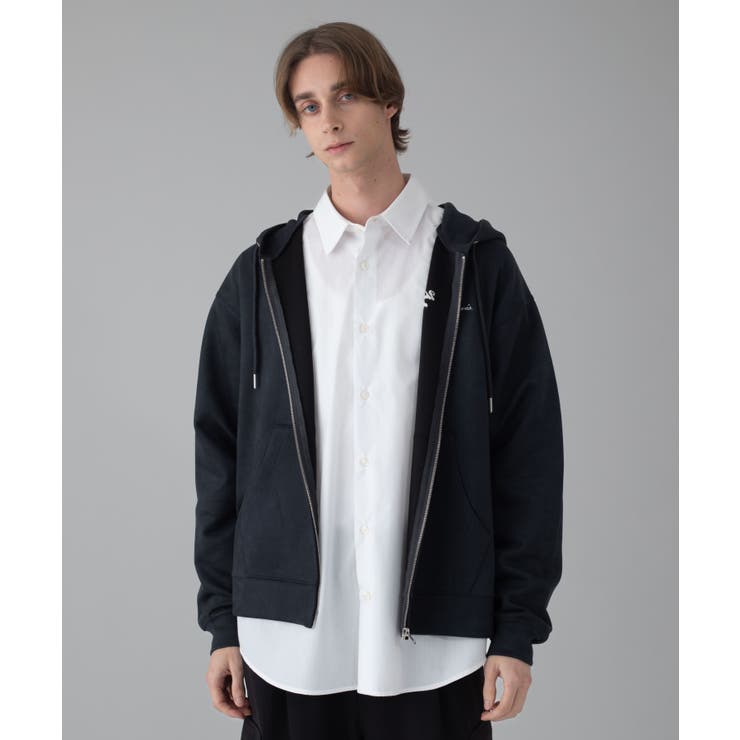 113 | フェイクスウェードZIPパーカー | WEGO【MEN】