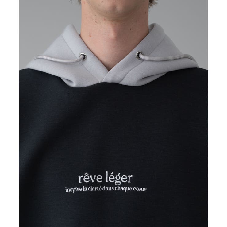 ワンポイントバイカラープルパーカー | WEGO【MEN】 | 詳細画像6 