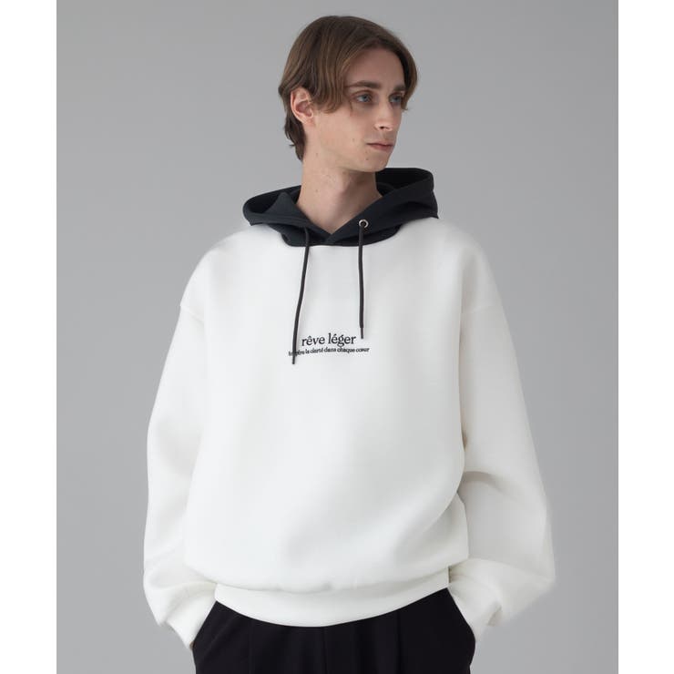 ワンポイントバイカラープルパーカー | WEGO【MEN】 | 詳細画像21 