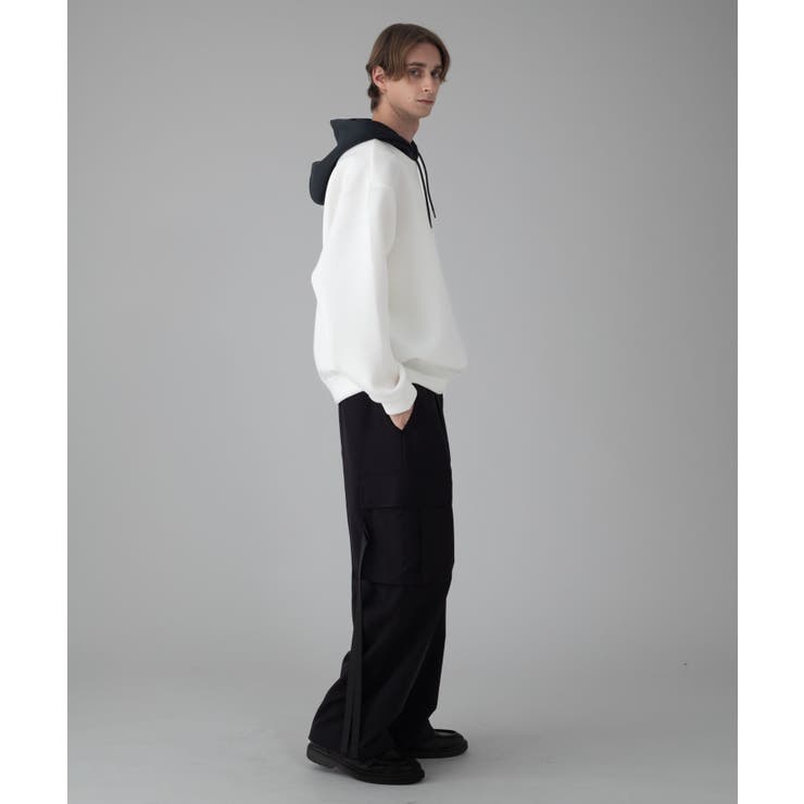 ワンポイントバイカラープルパーカー | WEGO【MEN】 | 詳細画像26 