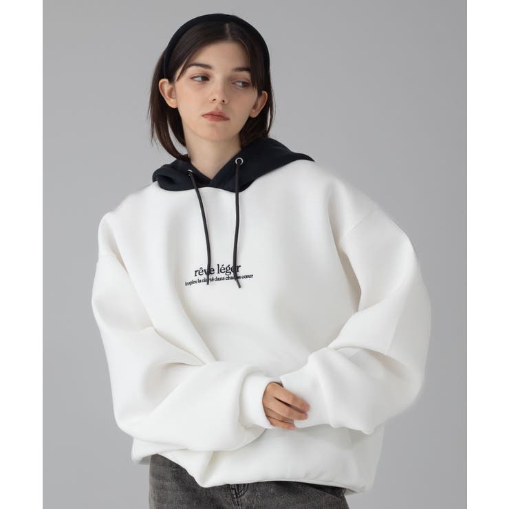 ワンポイントバイカラープルパーカー | WEGO【MEN】 | 詳細画像33 