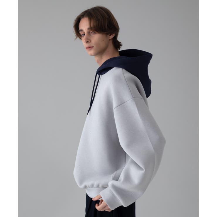 ワンポイントバイカラープルパーカー | WEGO【MEN】 | 詳細画像40 