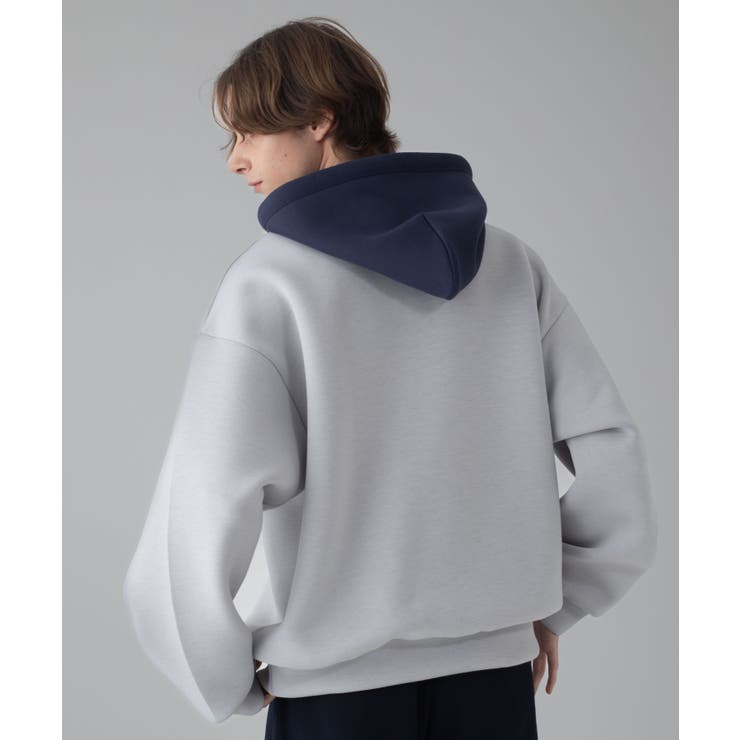 ワンポイントバイカラープルパーカー | WEGO【MEN】 | 詳細画像41 