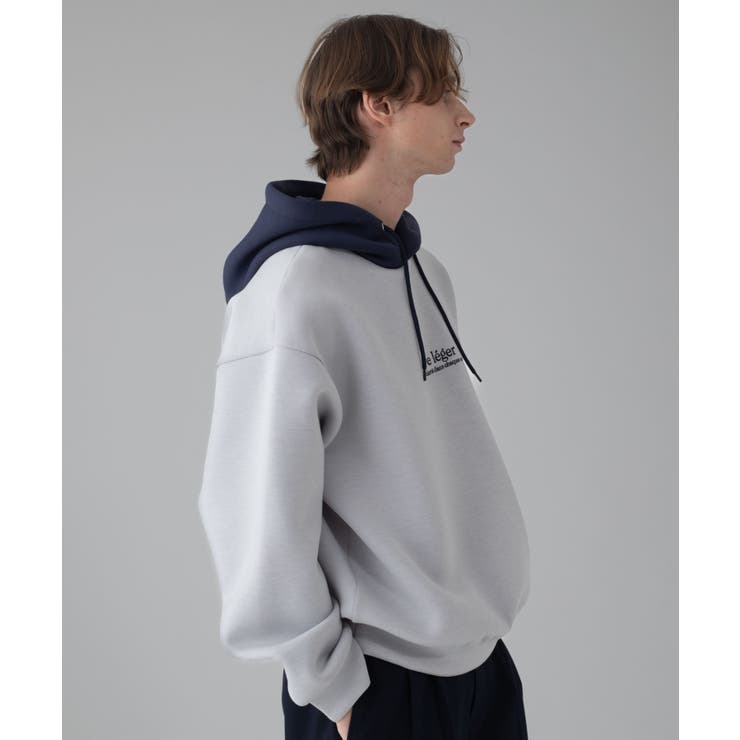 ワンポイントバイカラープルパーカー | WEGO【MEN】 | 詳細画像42 