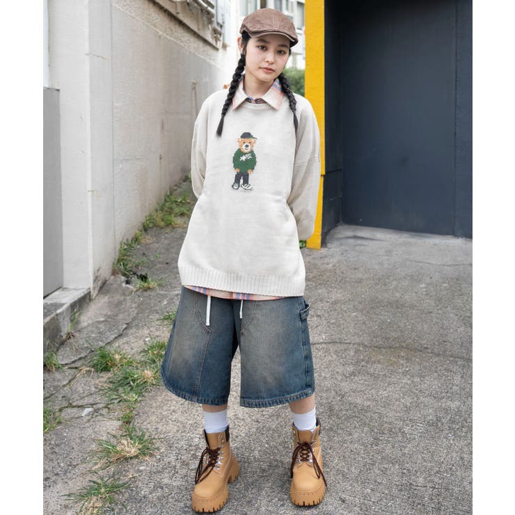 ジャガードアニマルプルオーバー | WEGO【MEN】 | 詳細画像35 