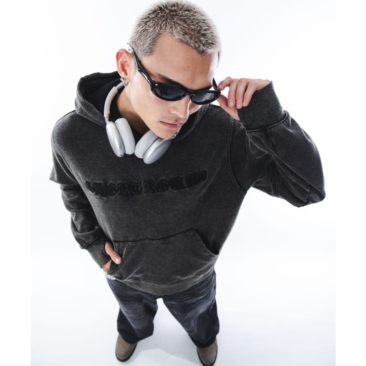 コンパクトフィットロゴプルパーカー | WEGO【MEN】 | 詳細画像29 