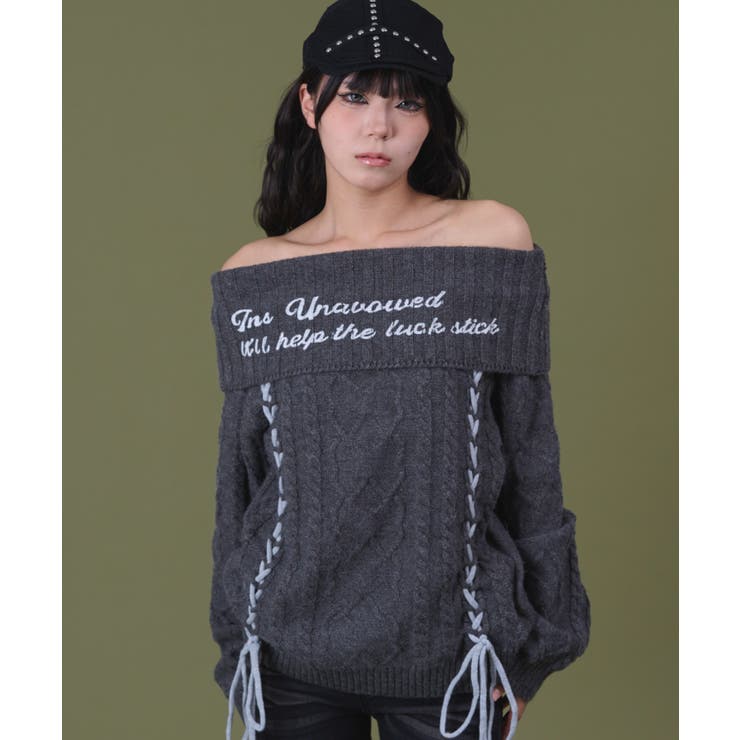 レースアップロゴオフショルダー | WEGO【WOMEN】 | 詳細画像8 