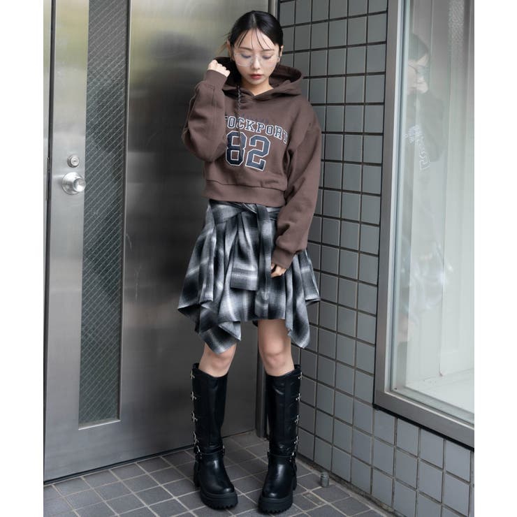 ロゴショートプルパーカー | WEGO【WOMEN】 | 詳細画像12 