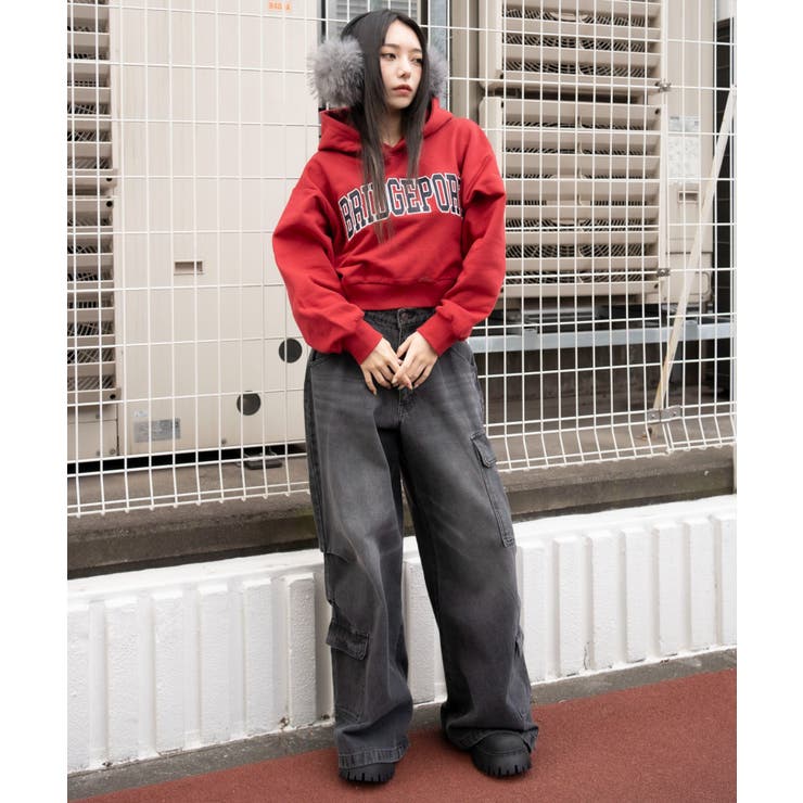 ロゴショートプルパーカー | WEGO【WOMEN】 | 詳細画像20 