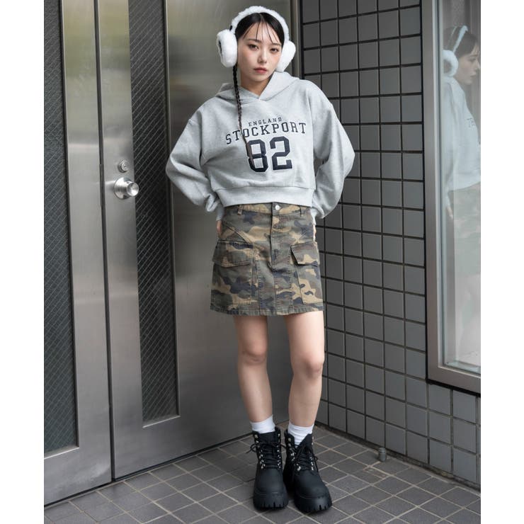 ロゴショートプルパーカー | WEGO【WOMEN】 | 詳細画像23 