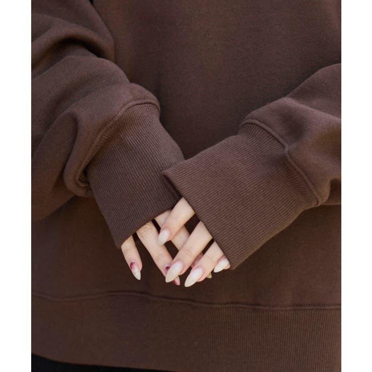 裏起毛2WAYグラフィックワンショルBIGスウェット | WEGO【WOMEN】 | 詳細画像9 