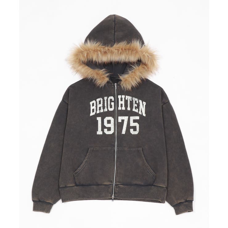 裏起毛ファーフードBIGZIPパーカー | WEGO【WOMEN】 | 詳細画像30 