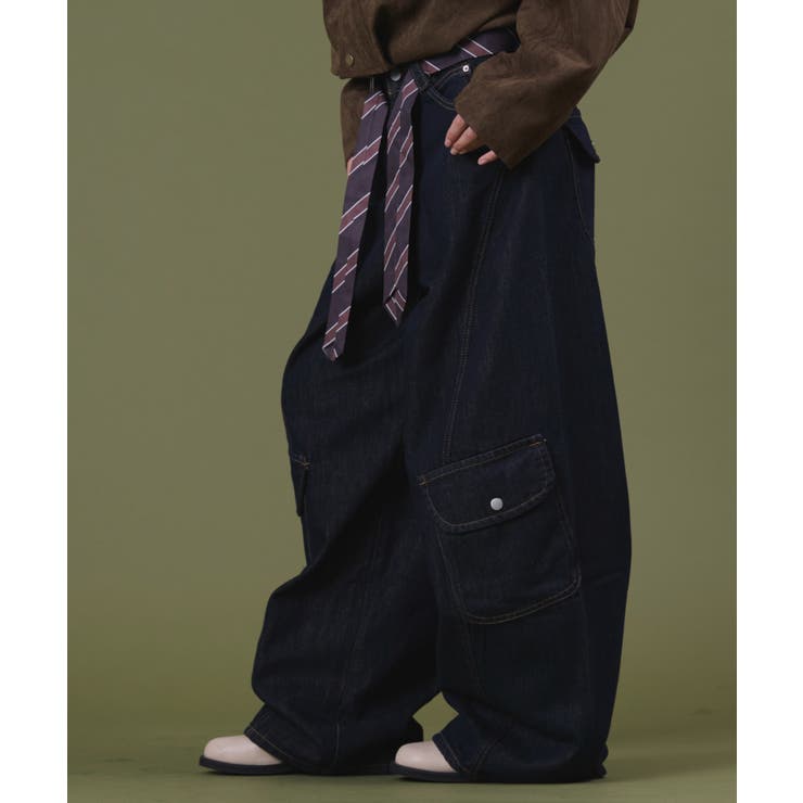 タイ付きフラップポケットデニム | WEGO【WOMEN】 | 詳細画像3 