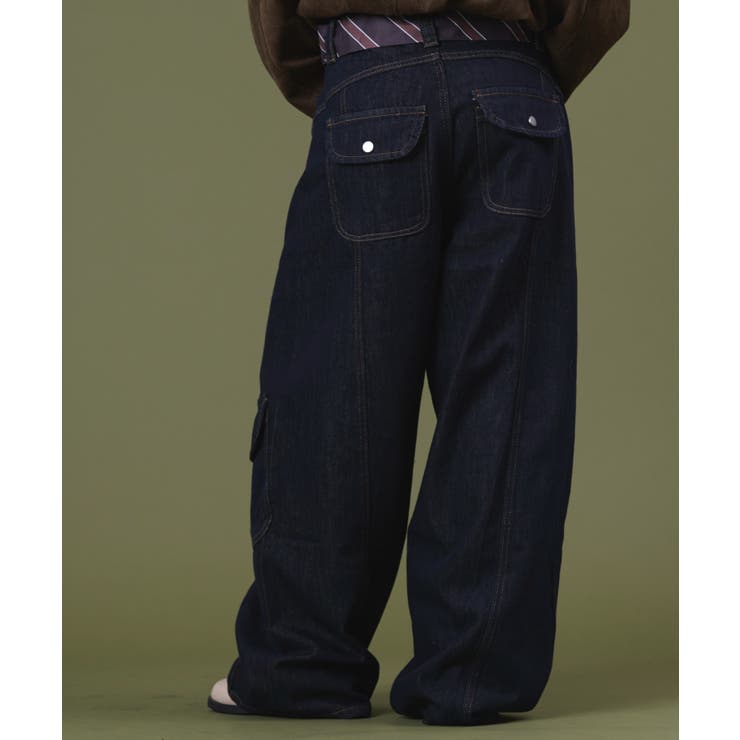 タイ付きフラップポケットデニム | WEGO【WOMEN】 | 詳細画像4 