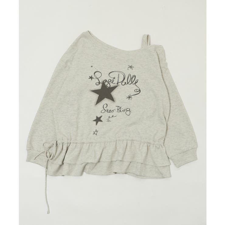 ホワイトアイボリー | ワンショルダースタープルオーバー | WEGO【WOMEN】