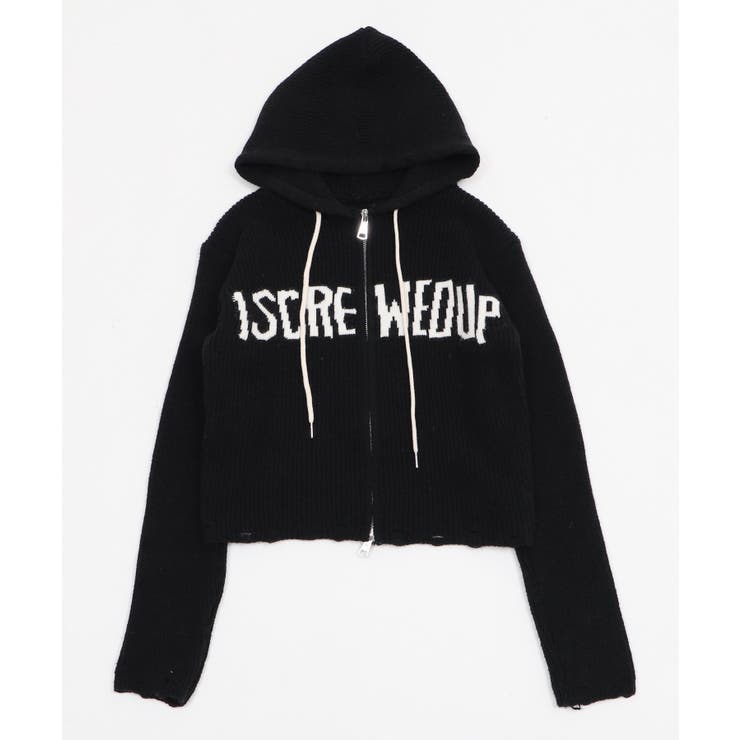 ロゴZIPニットパーカー | WEGO【WOMEN】 | 詳細画像12 